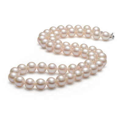 

Jingrun Pearl Zhimei 9-10mm Near Round Freshwater Pearl Necklace 40cm White Concentration Send Mom