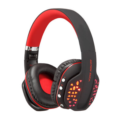 

In KOTION EACH B3507 headset gaming mobile phone tablet laptop wireless Bluetooth headset music game sports black&red