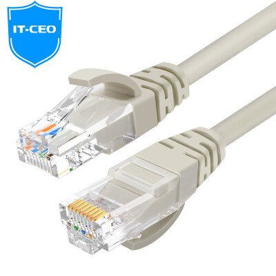 

IT-CEO Y1WX-1 high-speed ultra-five non-shielded product cable RJ45 network jumper broadband cable home improvement project with crystal head 1 meter