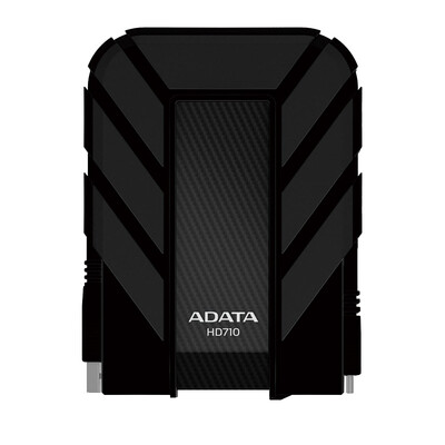 

Weigang ADATA HD710 2TB IP68 водонепроницаемый и пылезащитный высокопрочный противоударный 2,5-дюймовый USB3.0 три антимобильных жестких диска черный
