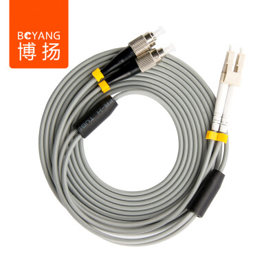 

Bo Yang BOYANG BY-K10352MM carrier-grade armored fiber jumpers transceiver pigtail 10 meters FC-LC multi-mode dual-core