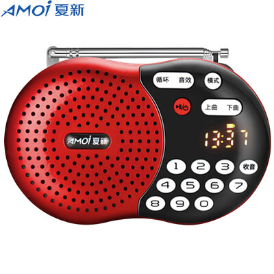 

Amoi (Amoi) x400 динамик карты портативные радиоприемники пожилые люди на открытом воздухе кадриль звук громкий mp3 музыкальный плеер (красный)