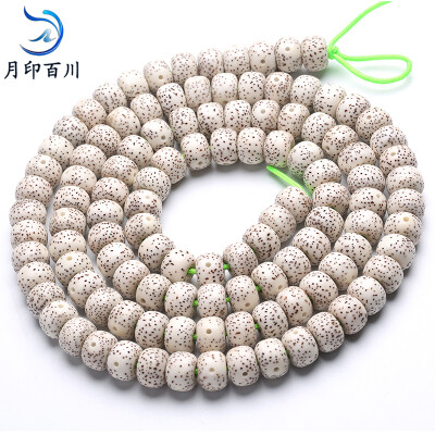 

Moon India Sea high dense Shun white star on the Buddha Bodhi 108 Buddha beads hand string men and women style string trumpet bracelet bucket 8 * 11mm