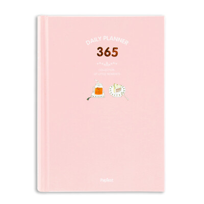 

Kinob self - contained color page calendar note book / 365 days plan this / hand account powder KGY21201