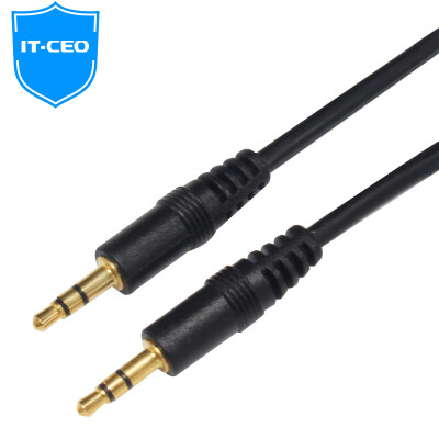 

IT-CEO V082R 3.5mm one two audio cable male to public 3.5 audio to 2RCA double Lotus head AV audio cable red and white speaker line audio line 2 meters black