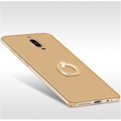 

Телефон Чехол для Huawei Mate 9 Pro Ultra Тонкий Slim Обложка Простой PC Back Ring Holder 360 ° Защита вращения
