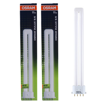 

OSRAM (OSRAM) четыре игольчатая пробковая трубка 11W три первичных цвета однотрубная компактная энергосберегающая лампа холодная белая (2-х нагруженная)
