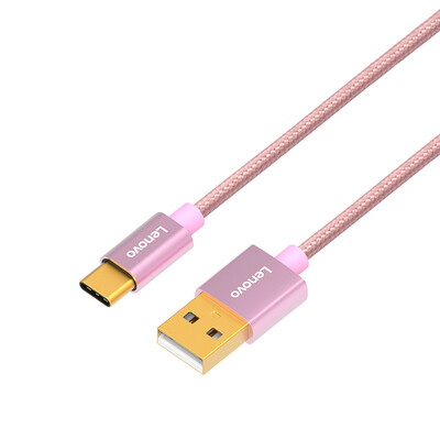 

Lenovo Lenovo TYPE-C 01 rose gold 0.5 m data line type-C adapter glory 8 Huawei p9 fast charge Meiz phone usb phone