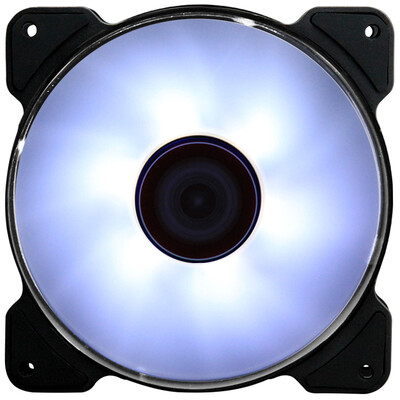 

Scythe SY1225AK120-FF color white wind 12cm fan LED light fan hydraulic bearing 4pin PWM fan 400-1500 speed