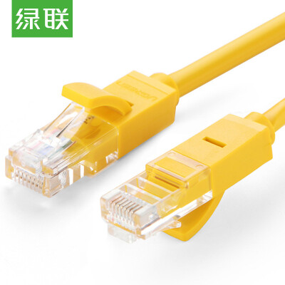 

Green Alliance (UGREEN) Category 6 cable six Cat6 eight core twisted pair cable Gigabit network cable computer network jumper finished cable 8 meters black 20163