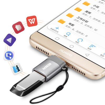 

(ESR) Тип-C к USB3.0 адаптер Эндрюс кабель для передачи данных U дисковый телефон OTG для нового MacBook / славы V9 / просо 6 и другие темно-серые (два загруженных)