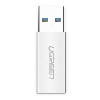 

Green Union USB3.0 turn Type-C female data cable adapter USB-C mother conversion head for Samsung MU-PT250B / CN 30706 silver white