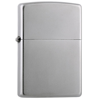

Zippo lighter satin chrome 205 kerosene windproof lighter