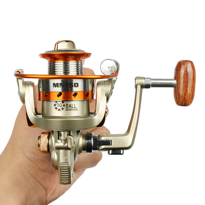 

Рыболовная катушка Spinning Reel MN150 10BB 5.5: 1 Переднее перетаскивание Мини-спиннинг-колесо Металл Высокое качество Carretilha Pesca