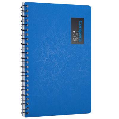 

Qixin COMIX A5 50 double helix PP face book notepad soft copy notebook Compera original series C7003 blue