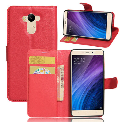 

GANGXUN Xiaomi Redmi 4 Prime Case High Quality PU Leather Flip Cover Kickstand Anti-shock Wallet Case for Xiaomi Redmi 4 Pro