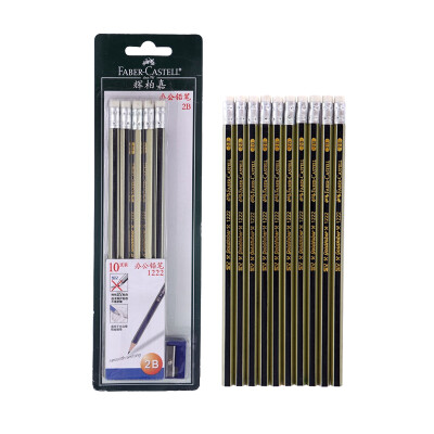 

Faber-castell канцелярский карандаш шестигранный ручка с карандашом 1222-2B Карандаш из 10 предметов