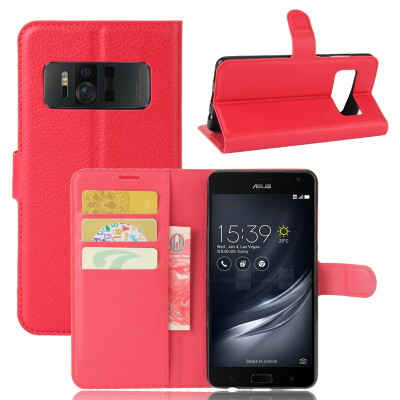 

GANGXUN Asus Zenfone AR ZS571KL Чехол из высококачественной кожи PU с флип-чехлом Kickstand Anti-shock Кошелек для Asus Zenfone AR