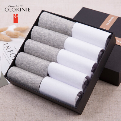 

[Jingdong supermarket] TOLORINIE casual men's socks combed cotton business socks summer cotton socks breathable thin section of the state socks [10 double] K7495D0811 deep linen