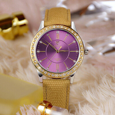 

YAZOLE Gold Diamond Quartz Watch Women Ladies Famous Brand Luxury Golden Wrist Watch Female Clock