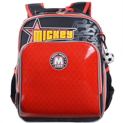 

Disney Disney primary school students bag European version of the bright side of the fashion backpack primary school students bag bag TGMB0082B-red
