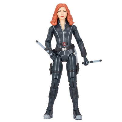 

Marvel Avengers children's toys black widow doll models joints movable desk ornaments card 7 inch