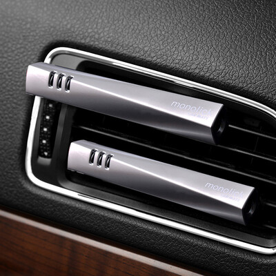

CARMATE two boxed magic wand car car air conditioning air outlet perfume aroma decorative ornaments pendant ornaments lemon matte silver