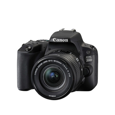 

Canon EOS 200D SLR Kit EF-S18-55mm f 4-56 IS STM Black