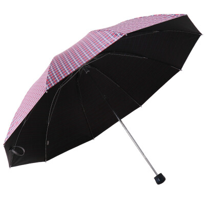 

Jingdong supermarket] Tianya umbrella to increase the strengthening of the dyed weave grid stained black rubber 30 times business sunny umbrella umbrella red ash 32315E / 31580ELCJ