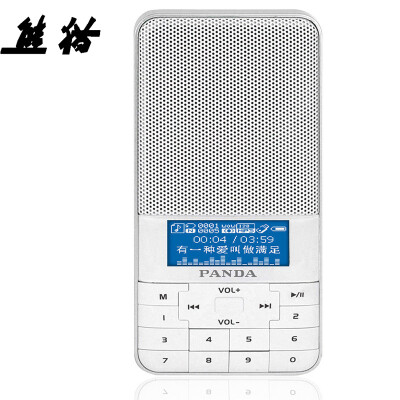 

Panda PANDA DS-178 card radio digital small sound digital song lyrics synchronized display white