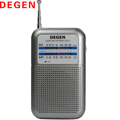 

Dejin DEGEN DE333 pointer mini radio FM AM two-band semiconductor