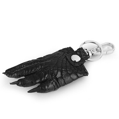 

VVBrown Crocodile Claw Fashion Crocodile Leather Pendant Keychain Color Random