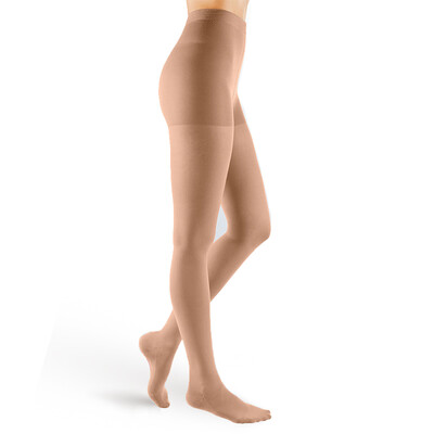 

medi Economic open toe four seasons pantyhose elastic stockings pressure socks - secondary pressure Germany imported beige S yards