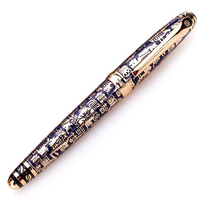 

Hero HERO 8001 Renyi Li Zhi letter fine boxed art pen pen ink pen blue