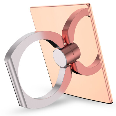 

BIAZE C30 finger buckle bracket plating plated rose gold metal ring bracket creative lazy stent phone stand universal Apple / Samsung / millet / Meizu