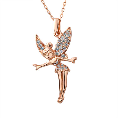 

Yoursfs@ Gold Plated Tinkerbell Pendant Necklace for Teen Girls Cute Christmas Gifts Maxi Necklace Online Shopping India