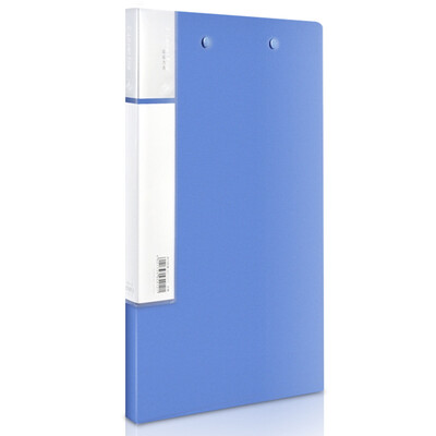 

Deli 5412 Rui business series PP folder A4 double strong folder blue single loaded