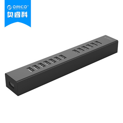 

ORICO H1313-U2 13-port USB 20 hub HUB high-speed expansion splitter black line length 1 meter with DC power cord