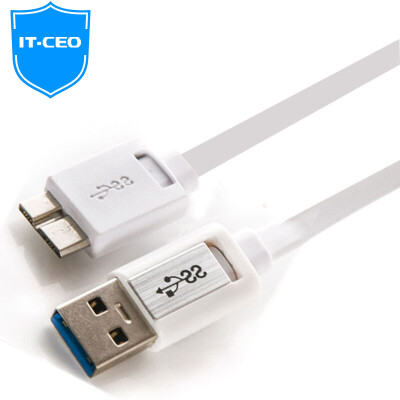 

тип IT-директор V08N3-C Micro B адаптированный данные подключения USB3.0 жесткого диска коробка / база / Samsung Note3 / S5 белый телефон 1 м