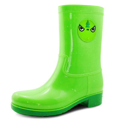 

DRIPDROP rain boots in the tube fashion cute pet waterproof rain boots rubber shoes water shoes P003 green 38 yards