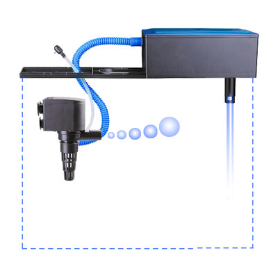 

Song Bao aquarium small fish tank tank filter three in one submersible pump filter equipment Oxygen pump small fish tank waterfall in addition to oil film water purifier 5w for 40 below the cylinder