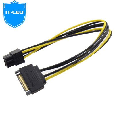 

IT-CEO V08SI D-type 4-pin to SATA serial hard drive / optical drive power cable adapter IDE to SATA large 4pin to 15pin