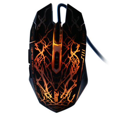 

2500 DPI Colorful Wired Gaming Mouse Support Button Программирование (черный)