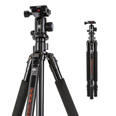 

Si Rui SIRUI tripod R1004 G10X PTZ Canon Nikon SLR camera Tripod Aluminum SLR Camera Tripod Professional stable micro single-purpose