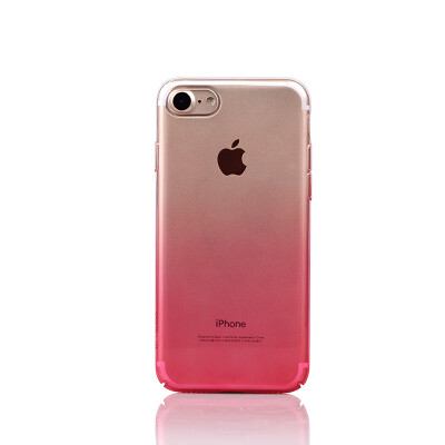 

Case for iphone 7 Gradient Color Hard PC Coque Back Cover-pink