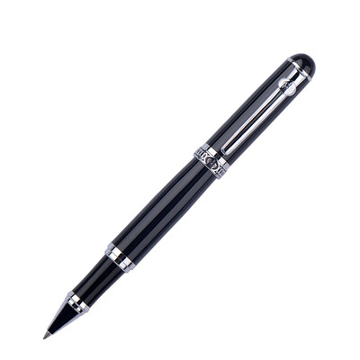 

Duke DUKE impression series silver clip bright black pearl pen signature pen Gel Ink pen