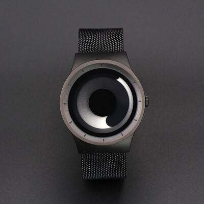 

New Fashion Creative High Range individuation Swirl Mens&Womens Watch Relaxation Genuine Leather Strap Waterproof