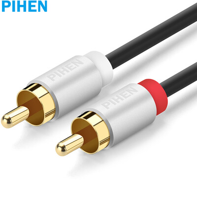 

PIHEN PH-YPX020 2RCA public audio line red&white audio cable double lotus pairs double Lotus audio conversion line audio cable 3 meters