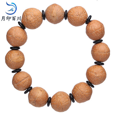 

Moon India Sea old material Feng Yan Bodhi round beads hand string lap male and female models Bodhi bracelet 15mm