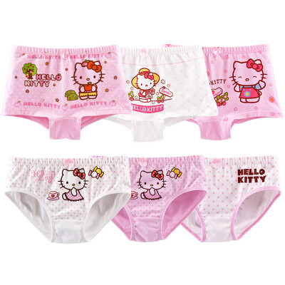 

Hello Kitty (HELLO KITTY) 6 children's underwear girls cotton underwear KTN054 120/60